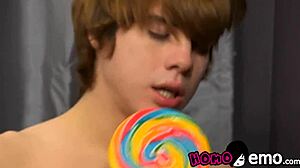 uhh, young emo kyler moss got pounded hard after blowjob, so hot!