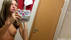 Teen hangs out with friends for fun