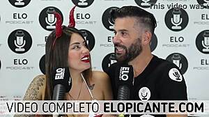 sara blonde enjoys lollipop in spicy room