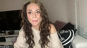 Crystal Rush goes deeper in backstage anal! 🔥