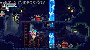 I played Flip Witch Pixel Hentai Game Ep 2 with huge sextoy for big monster girl