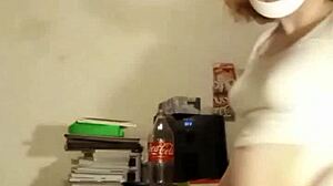 amateur girl reveals her big tits in pov homemade video