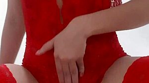 Teen in Lingerie Plays with Pussy