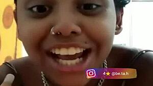 sexy tattooed girl on bigo live stream