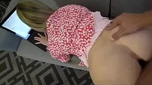 I can’t believe I’m banging my milf stepmom Dana DeArmond in POV!