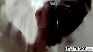 Leya Falcon Shows Big Tits And Ass In Shower