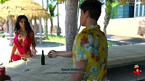 Anna Strips Naked on Beach in Exciting 3D Game Ep 57