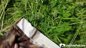 Outdoor adventure with couple