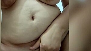 Perfect latina ass warms up before masturbation