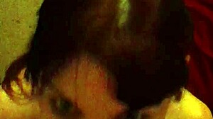 My skinny brunette girlfriend sucks dick