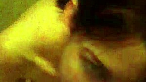 My skinny brunette girlfriend sucks dick