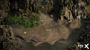 Emily's naked profile in treasure of nadia