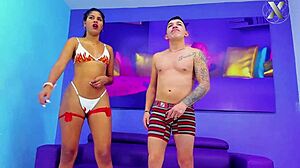 last night, a wild blowjob party erupted with my girlfriend and her slutty sisters.