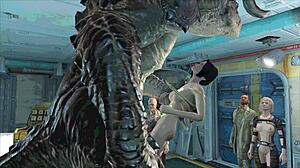 Fallout 2 Sex Parody Gangbang in Sin City