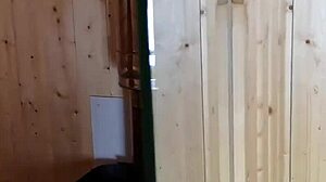 A young 18+ girl with big tits masturbates passionately.