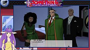 Hentai anime girl with big tits and shaved pussy plays game in something unlimited part 138