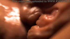 i-i beg you to cum inside my pussy with creampie close up