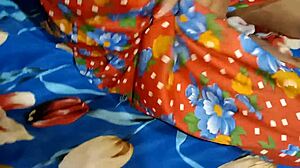 Desi bhabhi’s saree sex turns hardcore in village setting