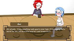 Hana's exposure in the blooming flower game part 3