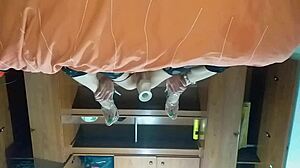 watch this latina shemale shoving her new toy deep in her ass!