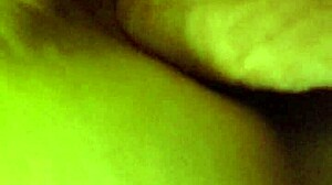 Hard Cock Covers Ass With Cum