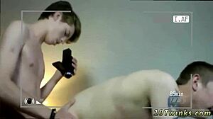 Watch Gay Buddies In Their First Bareback Live Fuck Session!