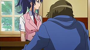 i touch waitress ass and she sucks me off behind bar - hentai subtitled