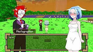 Hana's exposure in the blooming flower game part 3