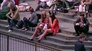 damn this vintage interracial scene with white cock slammin black hairy pussy is wild