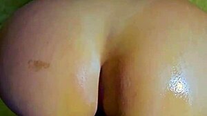 Neighbor's pleasant encounter in doggy style