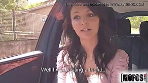 mofos com belle claire stranded teen gets hardcore cumshot on natural tits