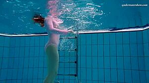 Liza Bubarek Shines as Hot Underwater Mermaid