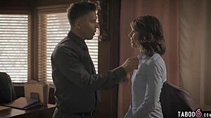 professor gets sexy teen 18+ student to try gaping anal assfucking