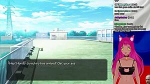 Vtuber Lewdneko plays girlfriend president game