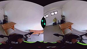 Horny biker racer gets hardcore blowjob in reality 😏