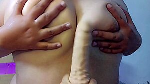 I Masturbate My Roommate's Pussy, What a Slut She Is with Big Clit.