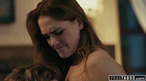 oh man, like, pure taboo with lena paul getting creampied by her college friend while wife siri dahl watches