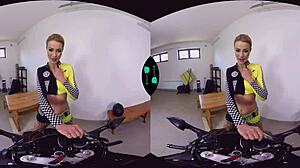 Horny biker racer gets hardcore blowjob in reality 😏