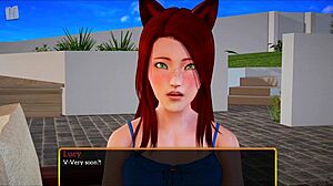 My new family episode 329 featuring redhead with small tits