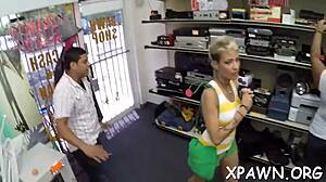 Skinny whore fucks amateur style!