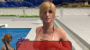 Alexandra 187 stars in this bold hentai anime game