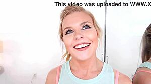 nicole clitman deepthroats huge cock in pov