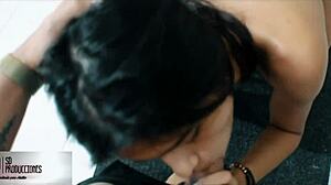 i couldn't resist fucking my stepsister in her workout pants.