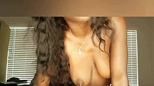 Missing You Jerk Off Instructions From Ebony Girlfriend With Big Tits