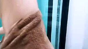 Asian Girl Taking Shower On Webcam