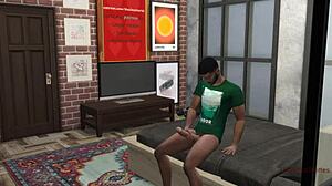 STEPMOM Seduces STEPSON After Spotting His MONSTER BLACK COCK in Spooning Ride