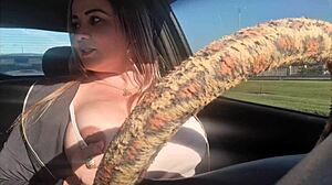 Bianca Naldy Experiences The Best Relaxing Drive With Hot Mom