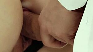 I feel so connected as Ariela Donovan in black lingerie passionately sucks and fucks her big dick boyfriend.