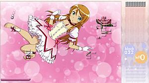 Kousaka Kirino Strips During Arkanoid Gameplay