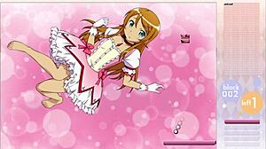 Kousaka Kirino Strips During Arkanoid Gameplay